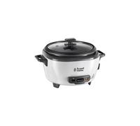 Russell Hobbs Arrocera, 6 raciones, mediana, función mantenimiento del calor, apagado automático, antiadherente, cestillo para cocer al vapor, apta para lavavajillas, 300 W, 27030-56