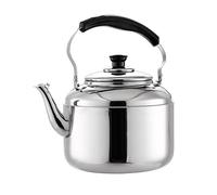 Olla para Tés Silbante Premium de 5 Litros de Acero Inoxidable - Tetera de Calentamiento Rápido para Todos los Tipos de Cocinas