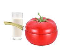 Olla pequeña | Cacerola antiadherente para frutas y verduras | Sartén con tapa - para estufa de inducción, cocina, sopa de leche, espaguetis, freír a fuego lento