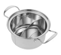 Olla Pequeña de Acero Inoxidable Plata para Sopa y Cocina