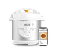 NEWLUX - Olla 6L Chef Pot V170, Olla a Presión Multifunción Eléctrica con Voz, 15 Funciones, 1000W, Programable 24h, 4 Niveles de Presión, Cubeta 100% Antiadherente | Accesorio para Freír | Blanca