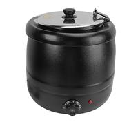 Olla Sopera de 10 Litros, Calentador de Sopa Eléctrico Hervidor de Sopa de Acero Inoxidable Olla de Sopa Profesional Rango de Temperatura de hasta 85 °C 400 W, para Uso (Enchufe