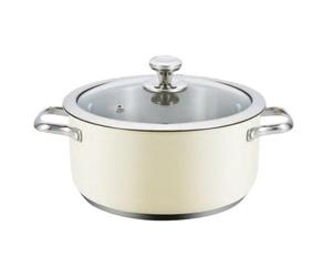 Olla sopera Haeger PA-32H.014A acero inoxidable 32 cm inducción