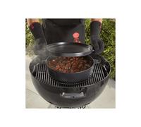 Olla Weber 8857 Gourmet BBQ System hierro fundido 6,8 L porcelana negra