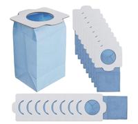 Ollanoos 20 unidades 194566-1 Bolsas de aspiradora Filtro de papel, repuesto para Makita DCL182 CL107 CL072 CL102 BCL142 BCL182 DCL142 DCL184 DCL282 DCL285, sustituye a 198744-5 198745-3