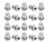 Ollanoos Juego de 20 tuercas de aluminio M12 x 1,5 con anillo de seguridad, repuesto para Jaguar X-TYPE/F-TYPE X152 Cabrio 3.0 S AWD 3-80 PS