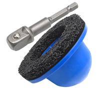 Ollanoos Lijadora de ruedas de 150 mm, herramienta para eliminar el óxido y la pintura, adecuado para llaves de impacto de 1/2 pulgadas y taladros, especialmente diseñado para la reparación de