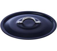 Ollas Agnelli Alblack Cubierta de Aluminio, con Inoxidable Puente Tubular, Negro, 16 cm