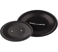 Ollas Agnelli Alblack Cubierta de Aluminio, con Inoxidable Puente Tubular, Negro, 24 cm