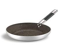 Ollas Agnelli Infinity Pan avellanado Alta, Saltar, Aluminio, Mango de Acero Inoxidable Tubular con Cool, de Plata, 36 cm