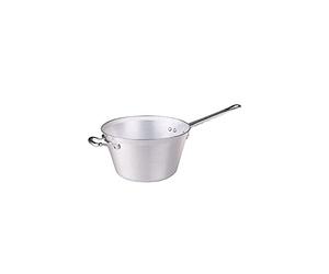 Ollas Agnelli Leaky Aluminio BLTF, con Mango de Acero Inoxidable, Plata, 18 cm