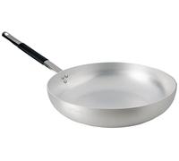 Ollas Agnelli Pan evasé Alto Saltar, Aluminio, 3 mm de Espesor, con Mango de Acero Inoxidable Cool, de Plata, 36 cm