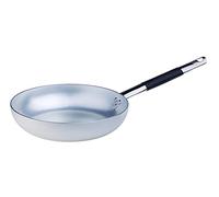 Ollas Agnelli Pan evasé Alto Saltar, Aluminio, 3 mm de Espesor, con Mango de Acero Inoxidable Cool, de Plata, 32 cm
