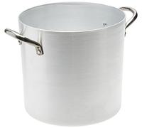 Ollas Agnelli pcmx0320 Olla Aluminio con 2 Asas, Acero Inoxidable, 20 cm