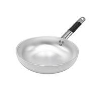 Ollas Agnelli Salto Pan Radiante evasé Alta, de Aluminio, de Espesor 5 mm, con Mango Tubular de Acero Inoxidable Fresca, de Plata, 40 cm