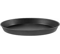 Ollas Agnelli Tortiera cilíndrico para Pizza, Alta, Sheet Metal Azul, Negro, 40 cm