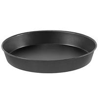 Ollas Agnelli Tortiera cilíndrico para Pizza, Alta, Sheet Metal Azul, Negro, 50 cm