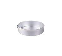 Ollas Agnelli Tortiera cilíndricos con Anillo BLTF Aluminio, Plata, 24 cm