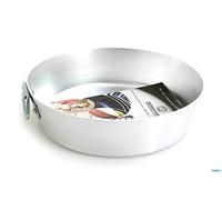 Ollas Agnelli Tortiera con Anillo cónico BLTF Aluminio, Plata, 32 cm