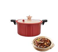 Ollas antiadherentes | Ollas de cocina con tapa - Para inducción eléctrica camping casa cocina sopa salsa pasta arroz espaguetis