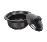 ollas de barro para cocinar, Cazuela con tapa for estofado, olla humeante, resistente al calor, for estofar pollo, arroz, de barro, cocinar sopa, utensilios cocina