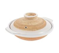 ollas de barro para cocinar, Olla de barro china antiadherente con tapa for sopa Dolsot Bibimbap 18 cm