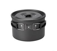 Ollas del Cocinero Que acampan de la aleación de Aluminio con la Tapa y la manija Plegable, Sistema portátil del Cookware(L)