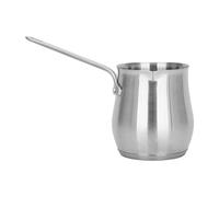 Ollas para preparar café con boquilla ergonómica, calentador de leche de gran capacidad, hervidor de café para un control preciso de vertido, acero inoxidable, para estufa de inducción