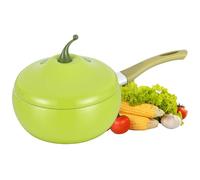 Ollas pequeñas para cocinar y cacerola con forma de fruta, sartén escalfar con tapa, para cocina de inducción, sopa, leche, , guisar