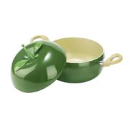 Ollas pequeñas para cocinar | - y olla con forma de fruta - sartén escalfadora con tapa | para cocina de inducción y placa de inducción para cocinar guisar para sopa de leche y para