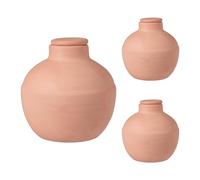 Ollas Riego Subterráneo Cono de Barro Regador de Raíces Cerámica Terracota 3 uds