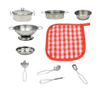 Ollas Y Sartenes De Juguete Para Cocinar Set De Cocina De Acero Inoxidable