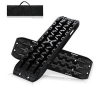 Ollewiellan 2 placas de arena, 106 x 31 cm, para autocaravana, capacidad de carga 10T, tabla de recuperación de nailon de alta resistencia con bolsa de almacenamiento, para uso exterior en nieve