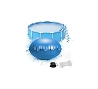 Ollewiellan Cojín de piscina de invierno, diámetro de 3 m, XXL, redondo, cojín de aire con cuerda de 2 x 4 m, protección contra heladas hasta -25 °C, resistente a los rayos UV y al cloro, incluye kit