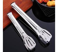 Ollimy - Pinzas de cocina multiusos de acero inoxidable para barbacoa, carne, hamburguesa, pasta, postre, decoración, extracción, hornear (28,5 cm)