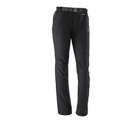 OLLOQUI Woman G30 | Pantalón de Verano | Pantalón técnico | Talla S | Negro | Ligero | Elástico | Trekking | Escalada | Senderismo | Adulto | para Mujer