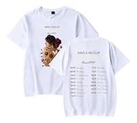 OLLQSB Ellise The Pretty Evil Tour T-Shirt Camiseta De Manga Corta, Unisex, Cuello Redondo Casual, Estampado Estilo Urbano.,Blanca,XXS