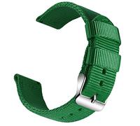 OLLREAR Nylon Correa Reloj Lienzo Correa Relojes Militar del ejército - 13 Colors & 4 Sizes - 18mm, 20mm, 22mm, 24mm (18mm, Green)