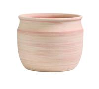 Olly & Rose Maceta grande de terracota cepillada, maceta de cerámica de 23 cm, maceta para exteriores e interiores, para el hogar y el jardín
