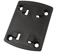ollytrading HR 1642 - Placa para soporte Herbert Richter (4 orificios para tornillo, 4 ganchos)