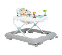 Olmitos - Andador bebe con Bandeja de Actividades - Primeros pasos Estimulación Sensorial y Desarrollo Motriz - centro de actividades plegable y regulable - Seguro con Sistema Stopper (Blue Animals)