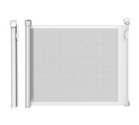 Olmitos - Barrera Seguridad Bebes retráctil para Puertas y escaleras, Interior/Exterior - Enrollable con Mecanismo de Bloqueo automático - Adaptable al Hueco hasta 140 Ancho