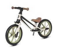 Olmitos - Bicicleta de Equilibrio para Niños hasta 30kg Lima | Segura y Ajustable | Manillar con Giro Limitado, Neumáticos EVA y Asiento Regulable. Muy Ligera 3,2kg (Beige)