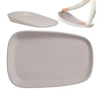 Olmitos - Cambiador de Bebé Antideslizante EVA - Superficie Impermeable, Lateral Elevado, Medidor de Crecimiento, Higiénico y Fácil de Limpiar - 69x44cm | Desde 0m hasta 12 meses (Taupe)