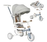 Olmitos - Triciclo Evolutivo de Bebé 5 en 1 - Bicicleta Niños Desde 1 Año hasta 5 años - De Triciclo a Bicicleta con o sin Pedales - Adaptable y transformable (Evol, Azul)