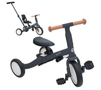 Olmitos - Triciclo Evolutivo de Bebé 5 en 1 GYRO + - Bicicleta Niños Desde 1 Año hasta 5 años - De Triciclo a Bicicleta con o sin Pedales - Adaptable y transformable (Gyro, Gris)