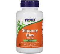 Now Foods Olmo Deslizante 400 mg - 100 Cápsulas Vegetales