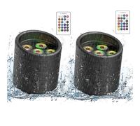 Oloaxolx 2pcs 108W IP65 Batería Recargable a Prueba de Agua RGBW+UV LED Par Foco con Pantalla, Luz de Discoteca con Remoto/Aplicación/DMX512 Luz de Escenario para DJ Fiesta Boda Halloween Navidad