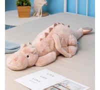 Ololele Dragon de peluche de 109 cm, juguete grande para niños, rosa, blanco, verde y azul disponible. Dragón de peluche muy lindo