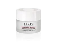 Olos Crema de reestructuración que mejora la juventud, 1.7 onzas, hidratante facial antienvejecimiento, loción facial con aloe y manteca de karité, crema facial potenciadora de colágeno